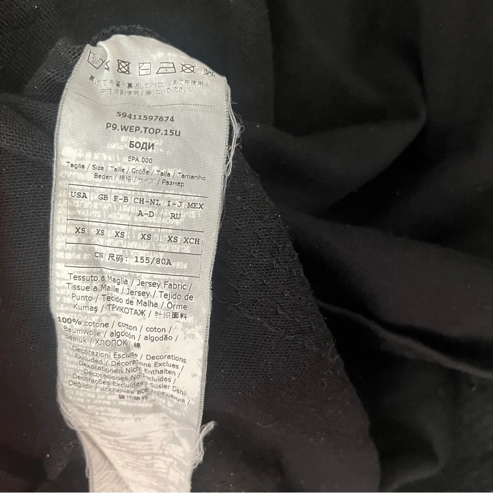 MaxMara Black Sequin Blouse with 3/4 Sleeves - Picture 9 of 9